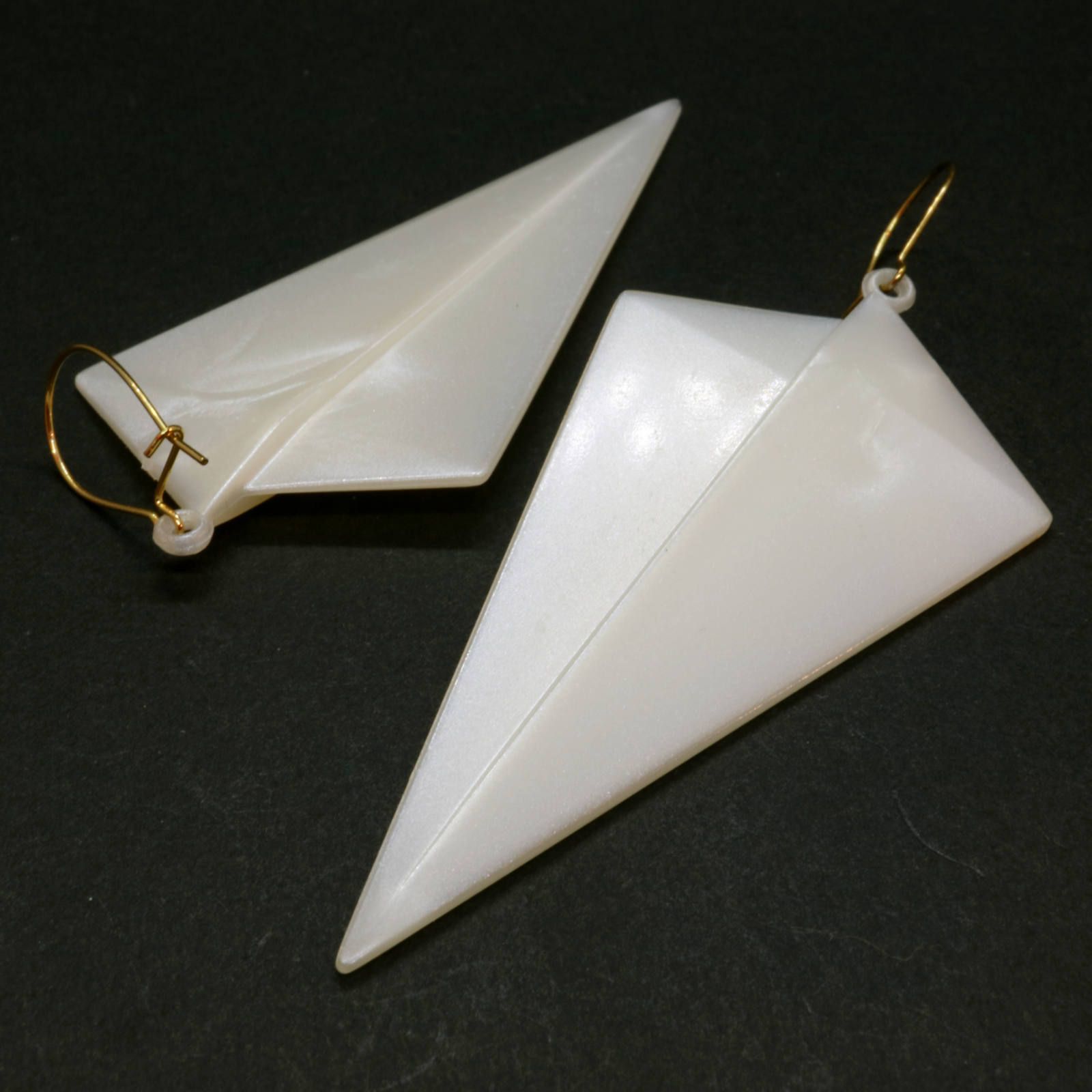 「パール折り紙」ピアス