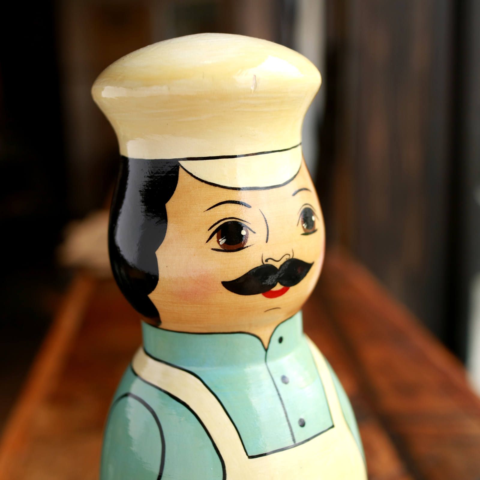 ヴィンテージピギーバンク 貯金箱 コック フランス 1970's