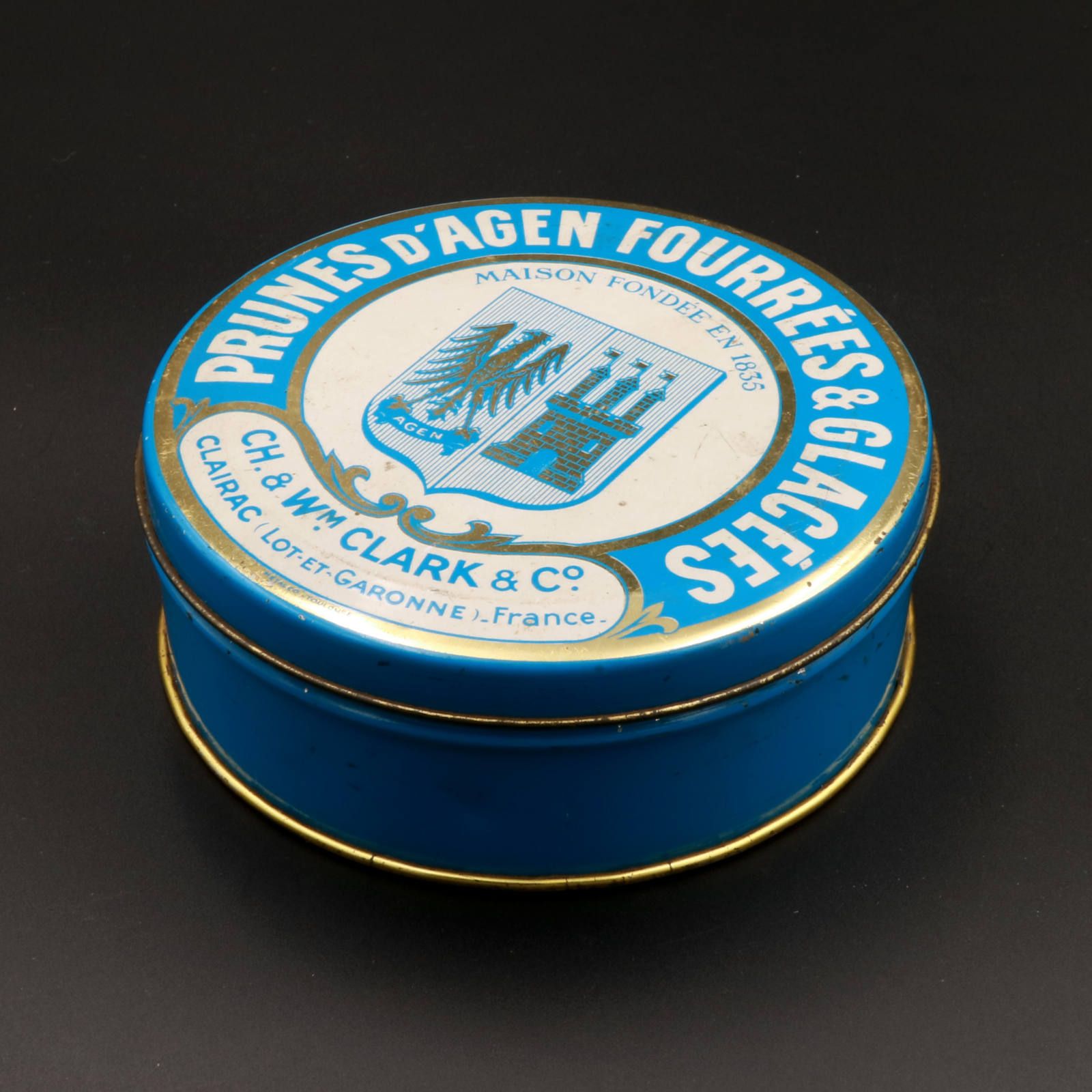 PRUNES D'AGEN FOURREES & GLACEES ヴィンテージティンカン プルーン フランス
