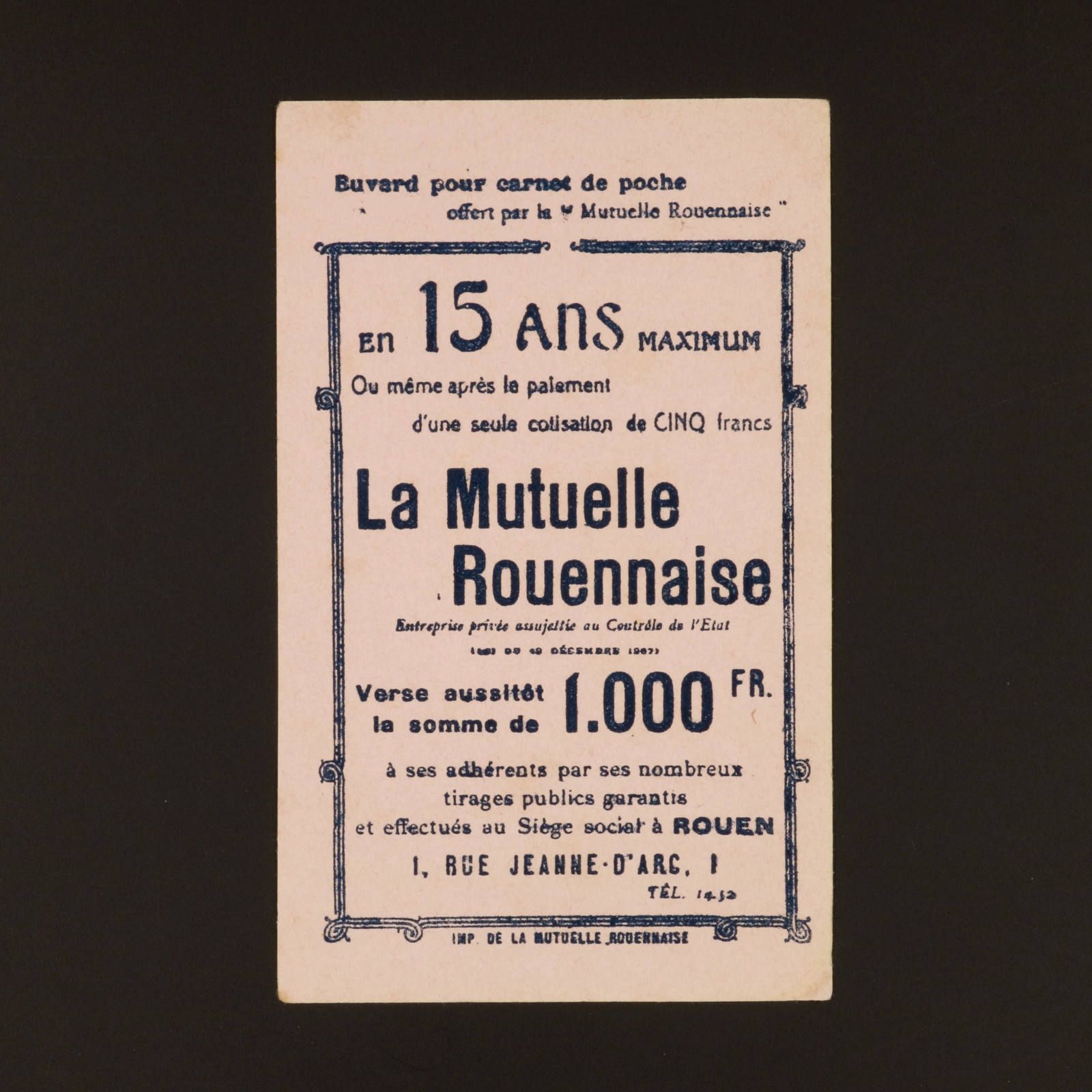 MUTUELLE ROUENNAISE ヴィンテージビュバー