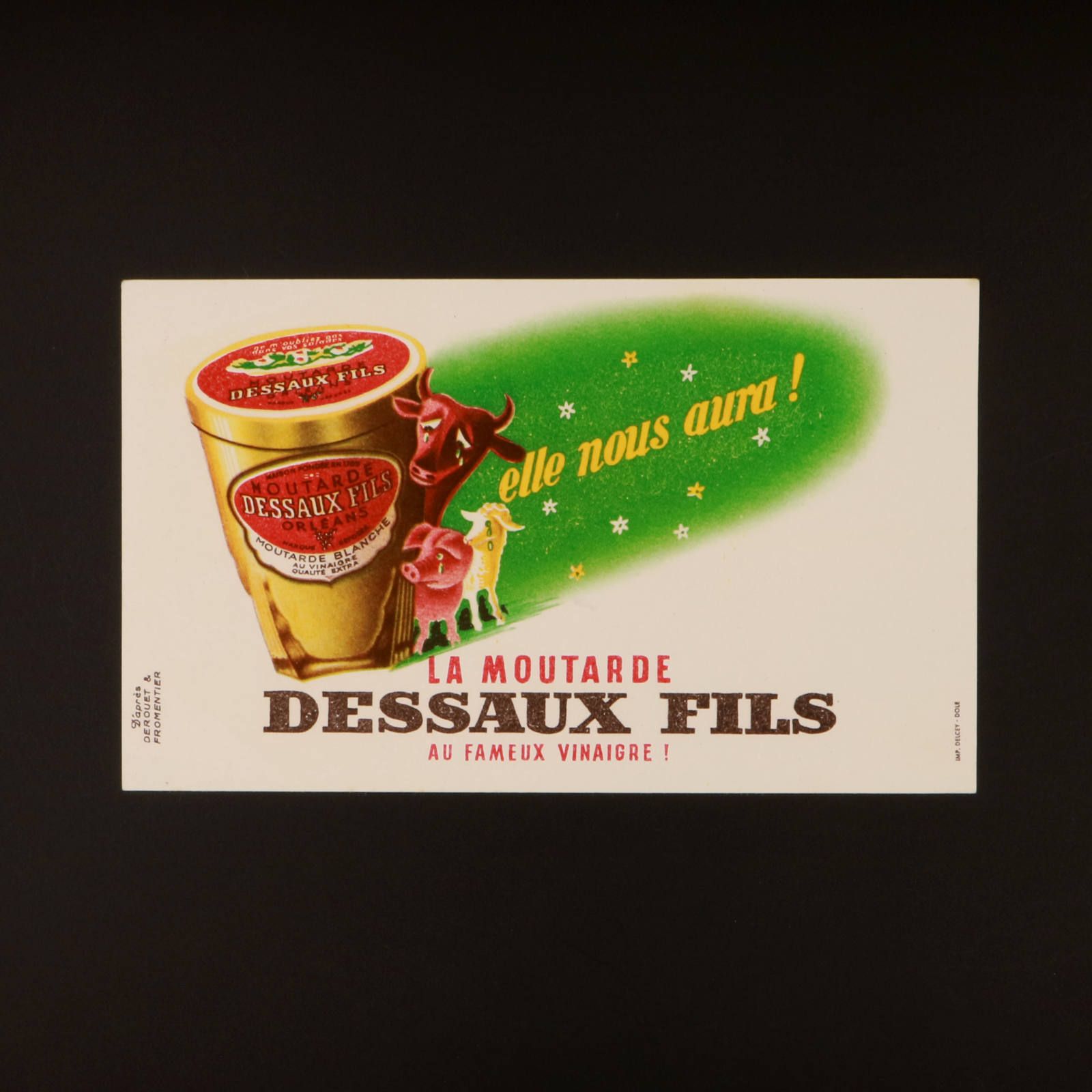 MOUTARDE DESSAUX FILS マスタード ヴィンテージビュバー