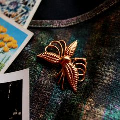 「リーフタッセル」ブローチ フランス