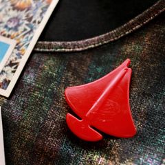 「ヨット」ブローチ フランス