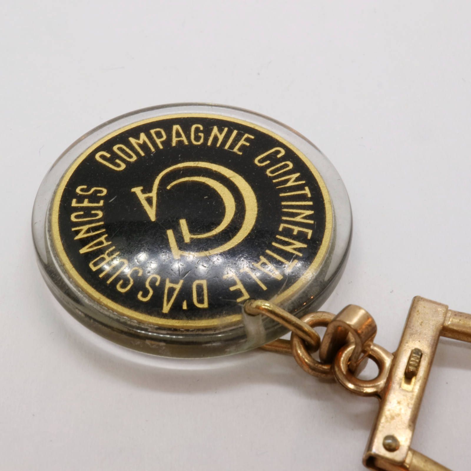 CCA Compagnie continentale d’assurances 保険会社 ブルボンキーホルダー