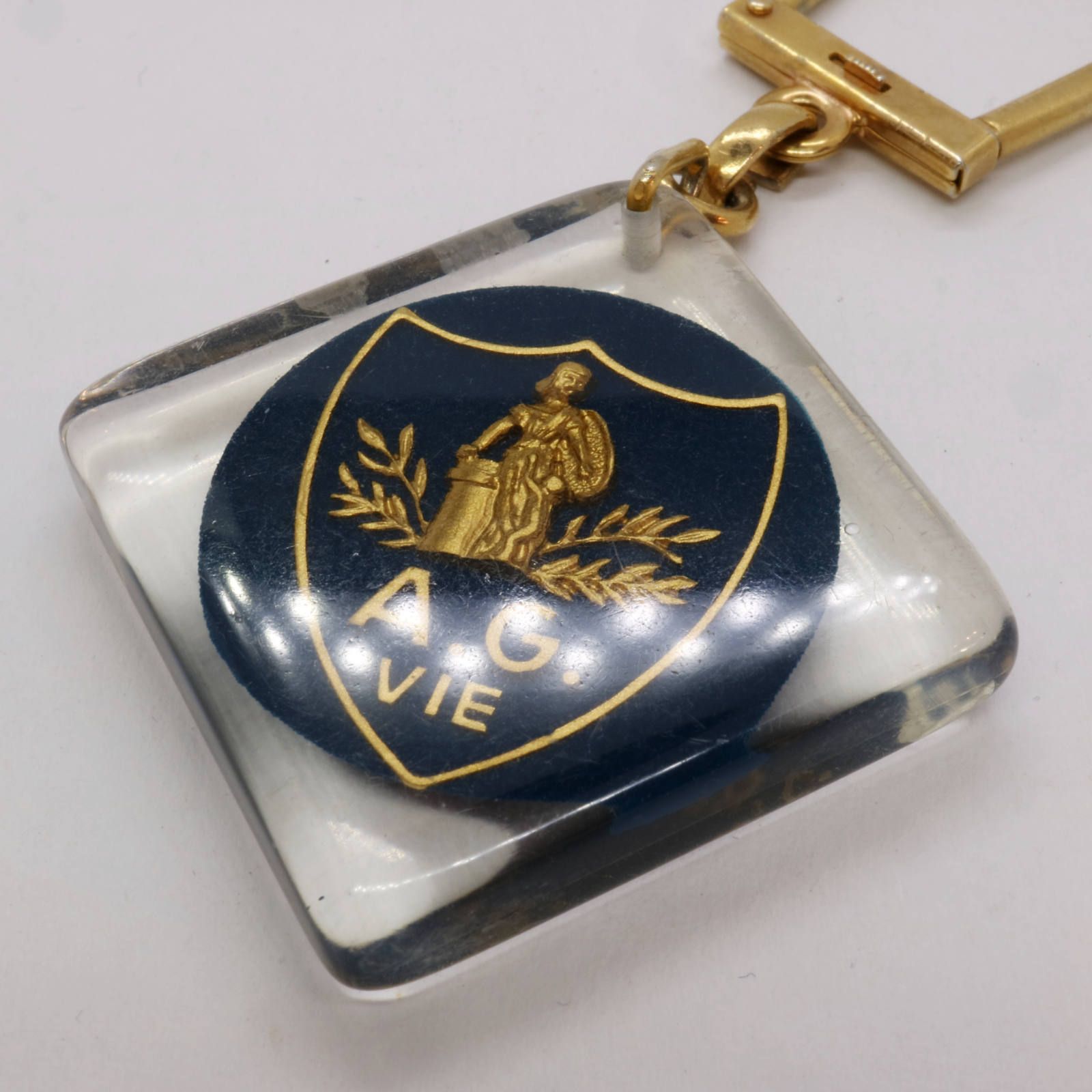 A.G.VIE ASSURANCES GENERALES VIE 保険会社 ブルボンキーホルダー