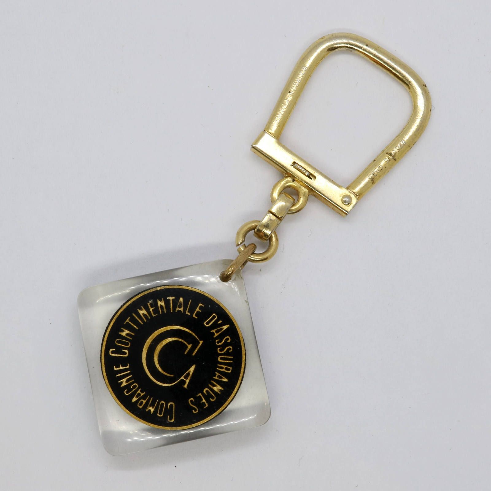 CCA Compagnie continentale d’assurances 保険会社 ブルボンキーホルダー