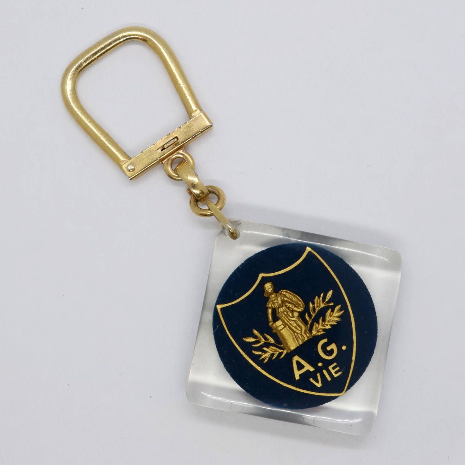 A.G.VIE ASSURANCES GENERALES VIE 保険会社 ブルボンキーホルダー