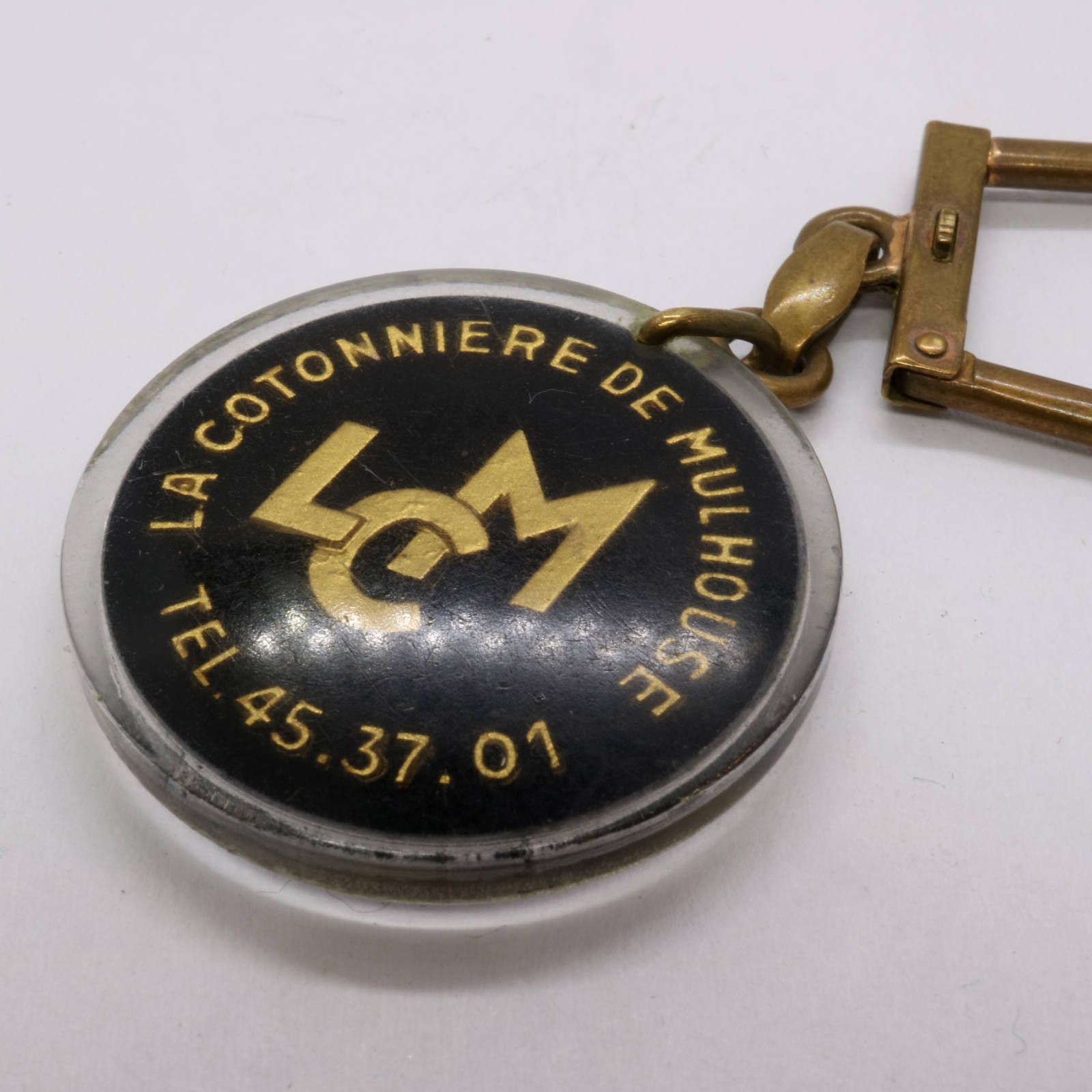 LCM LA COTONNIERE DE MULHOUSE 紡績 ブルボンキーホルダー