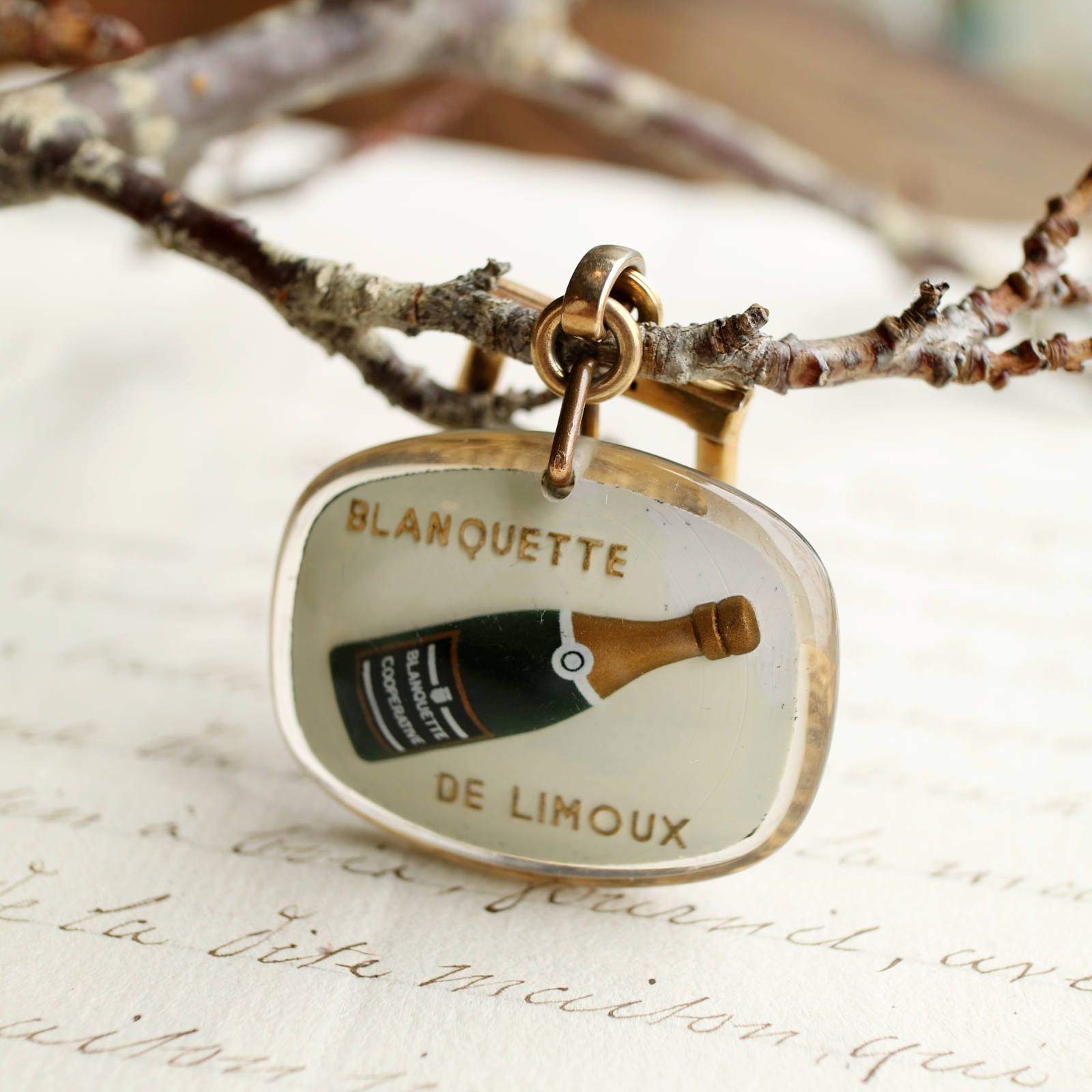 BLANQUETTE DE LIMOUX ブランケット・ド・リムー スパークリングワイン ブルボンキーホルダー | corne/コルネ