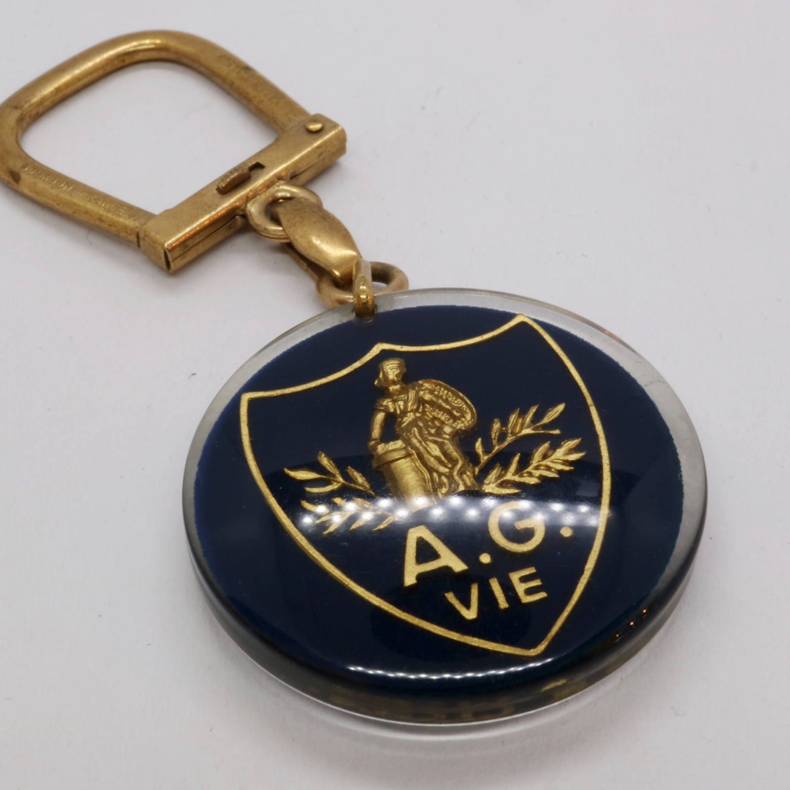 A.G.VIE ASSURANCES GENERALES VIE 保険会社 ブルボンキーホルダー