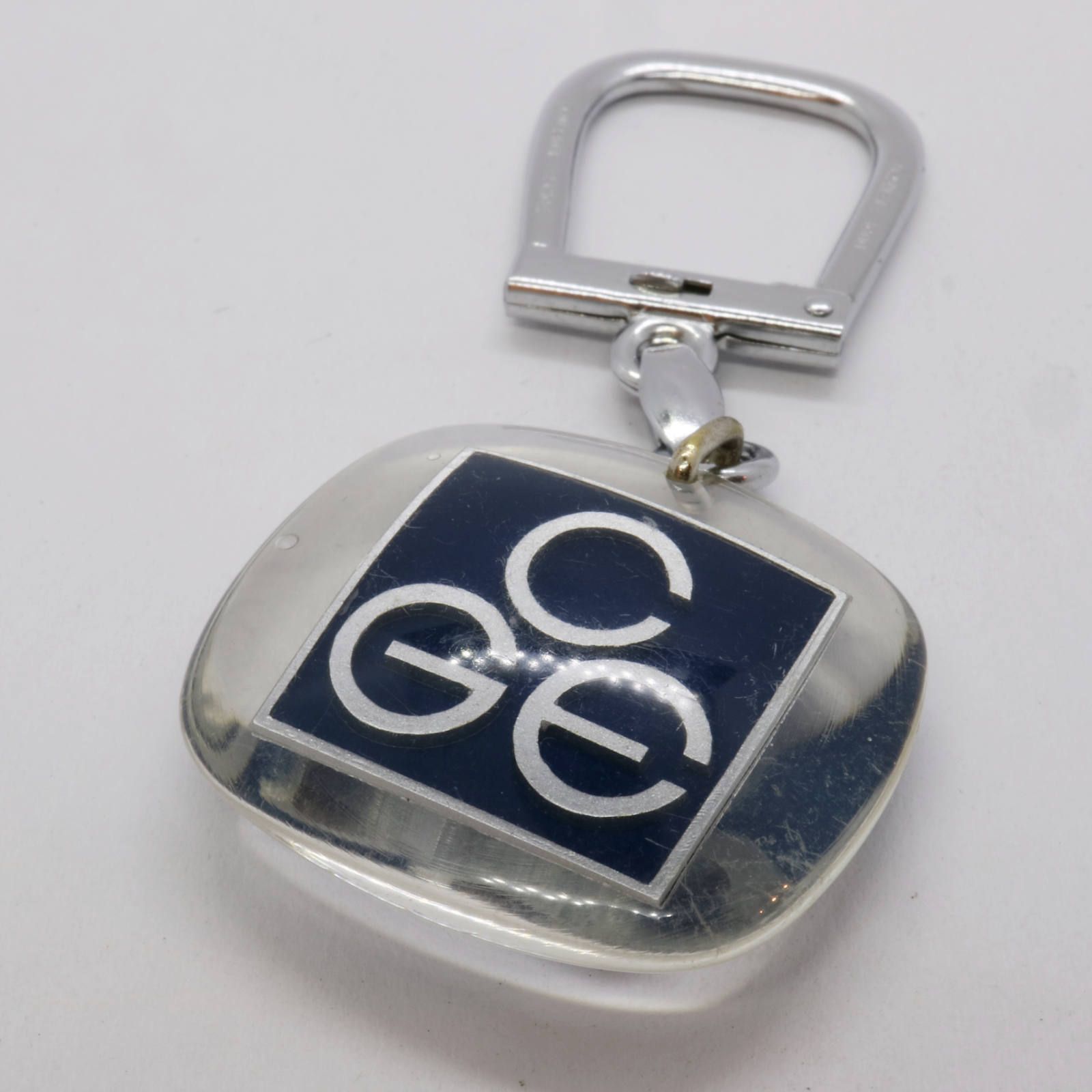 CGE Compagnie generale d'electricite  電気通信機器 ブルボンキーホルダー