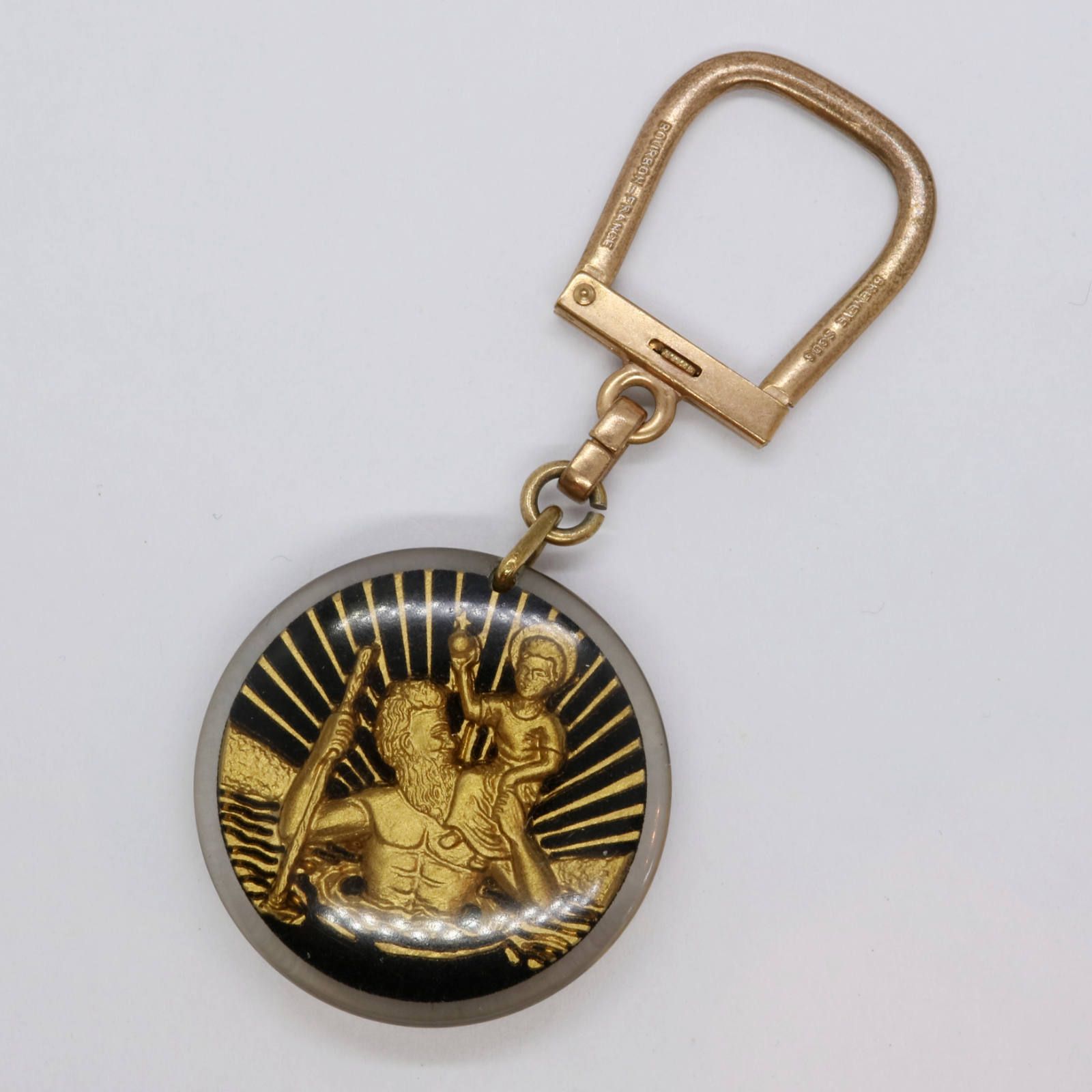 L'ABEILLE ASSURANCES 保険会社 サンクリストファー 交通安全・お守り ブルボンキーホルダー