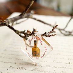 COURVOISIER "THE BRANDY OF NAPOLEON" クルボアジェ コニャック ブルボンキーホルダー