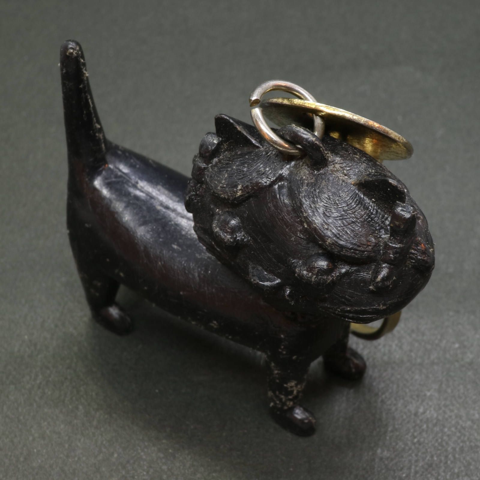 Unimel ユニメル 猫 フレンチキーホルダー/ブラック