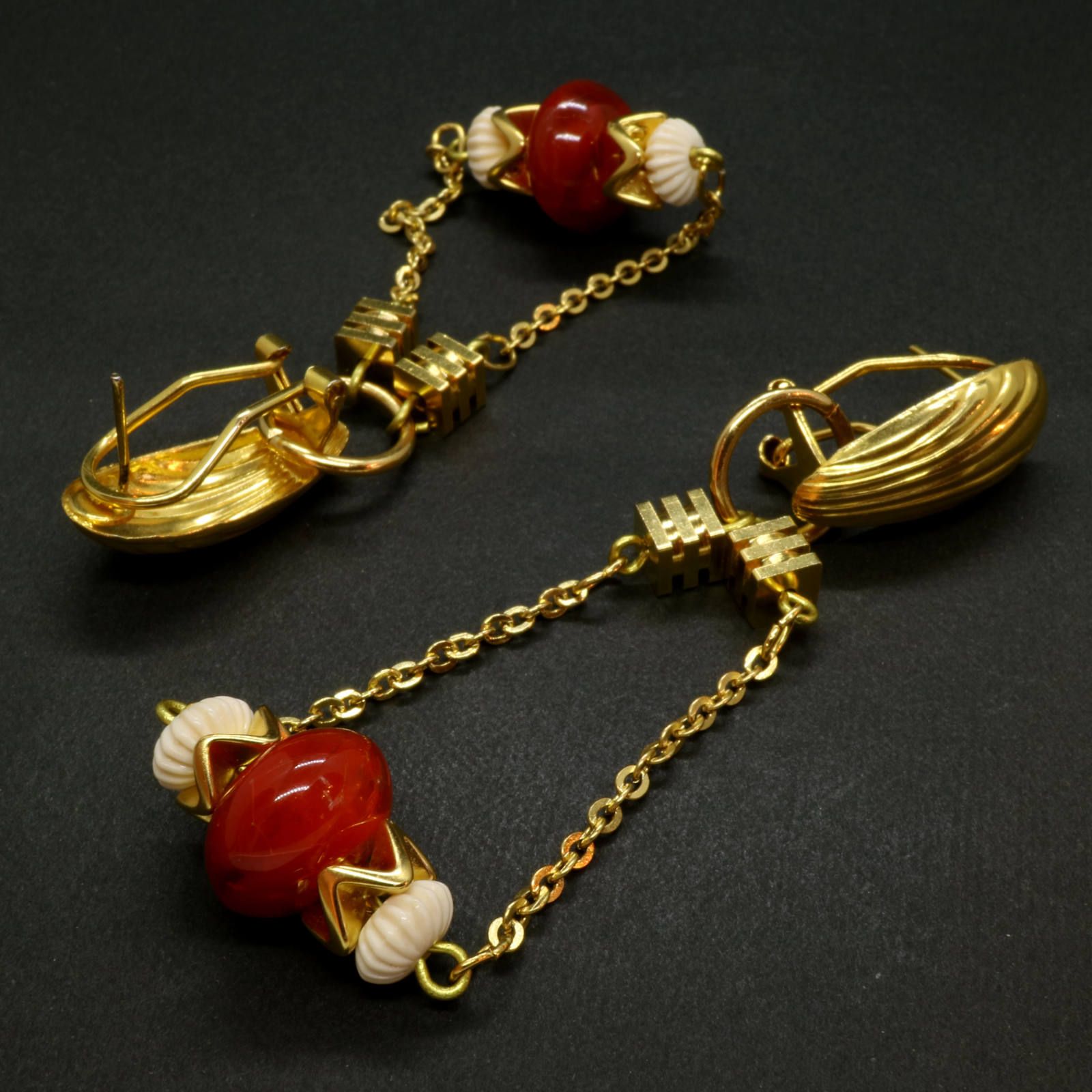 「ブラブラビーズブランコ」ピアス フランス