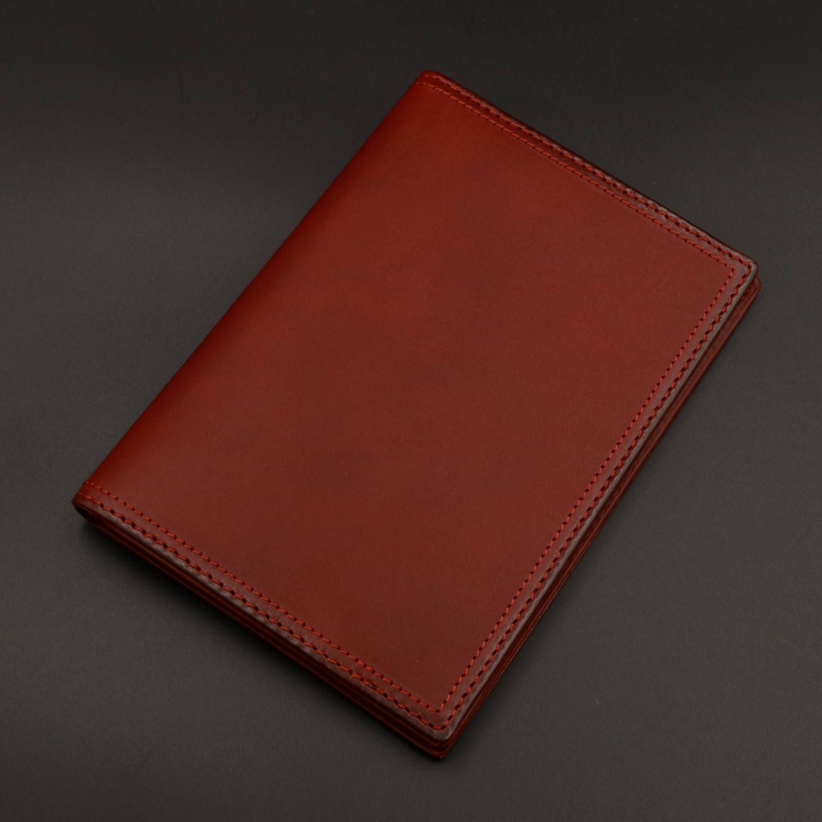 「SLATE」 カードケース/レディッシュブラウン