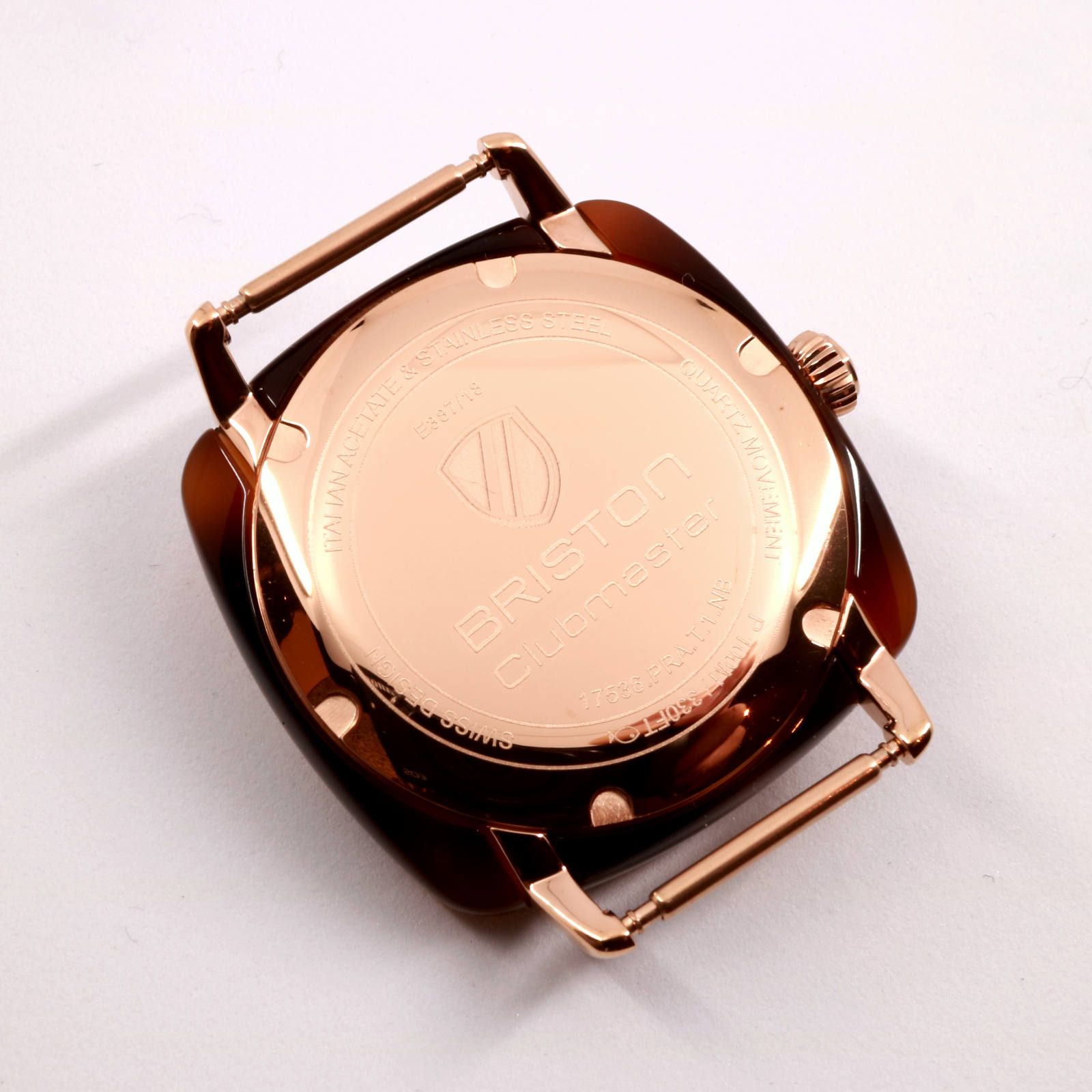 BRISTON - 「CLUBMASTER CHIC」 HMS TORTOISE ROSE GOLD WATCH BRISTON - 「CLUBMASTER CHIC」 HMS TORTOISE ROSE GOLD WATCH