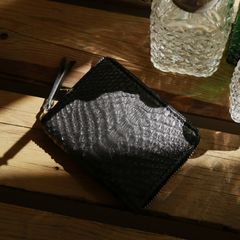 「HEBI」コインカードケース/ブラック