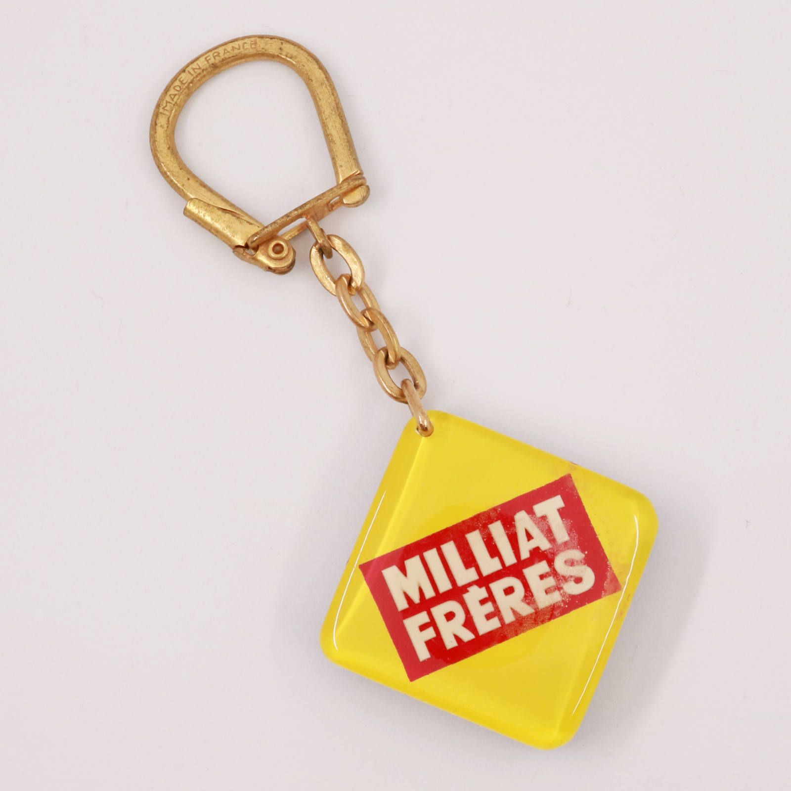 MILLIAT FRERES パスタメーカー サンクリストファー 交通安全お守り ブルボンキーホルダー