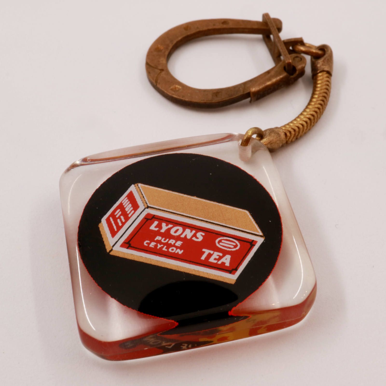 LYONS TEA ライオンズティー 紅茶 ブルボンキーホルダー