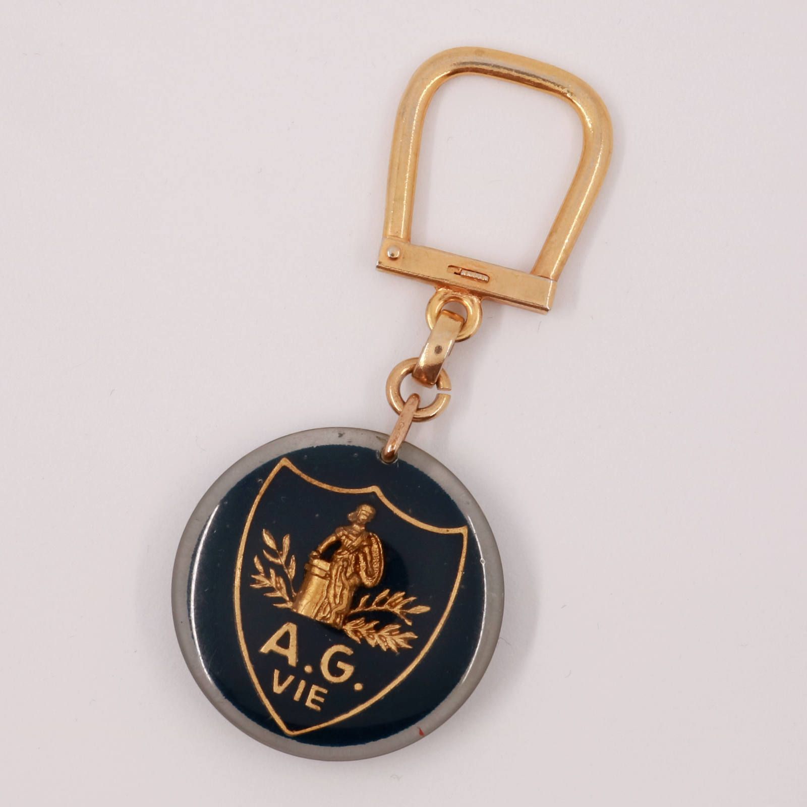 A.G.VIE ASSURANCES GENERALES VIE 保険会社 ブルボンキーホルダー