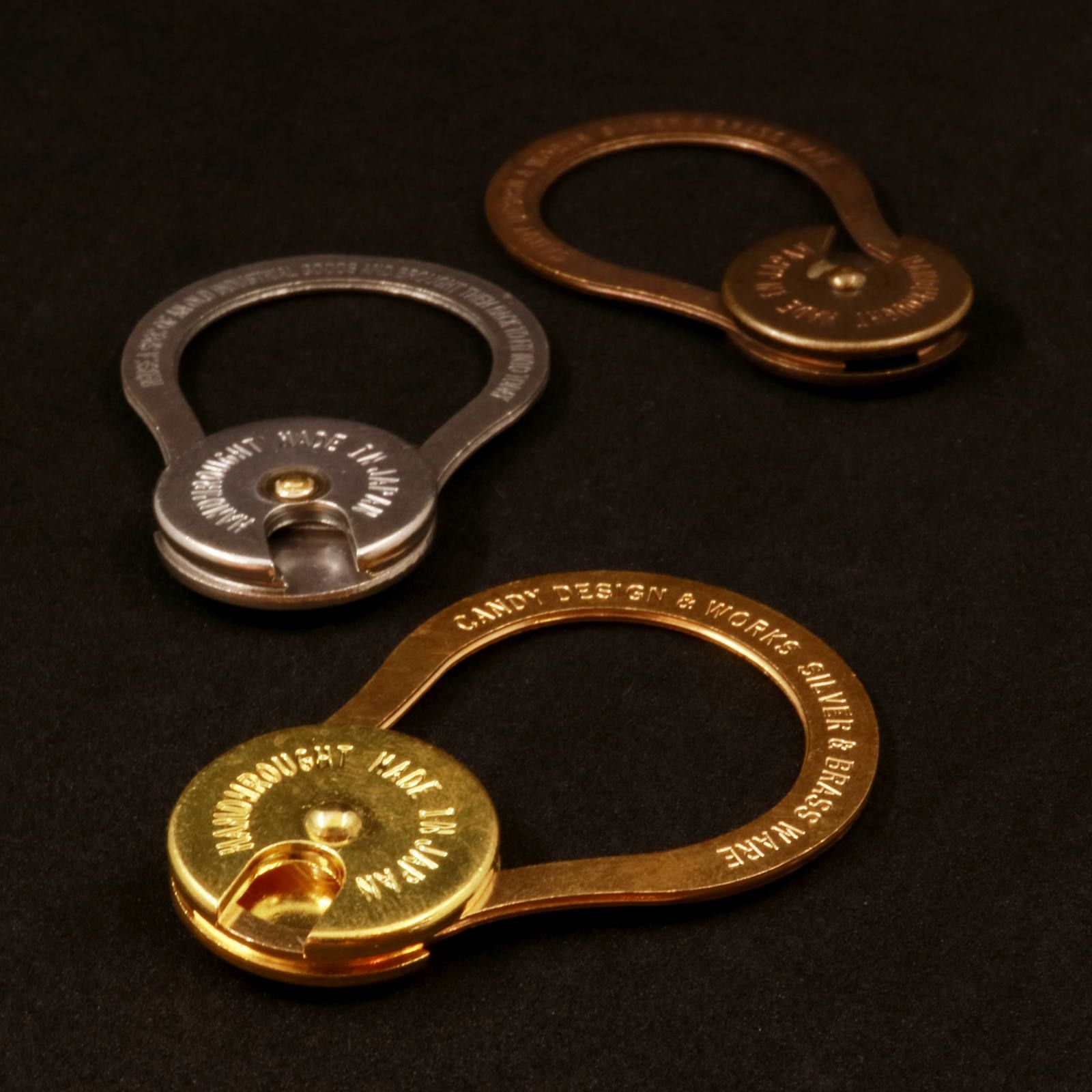「Dolphy」キーリング/ブラス【CANDY DESIGN & WORKS】