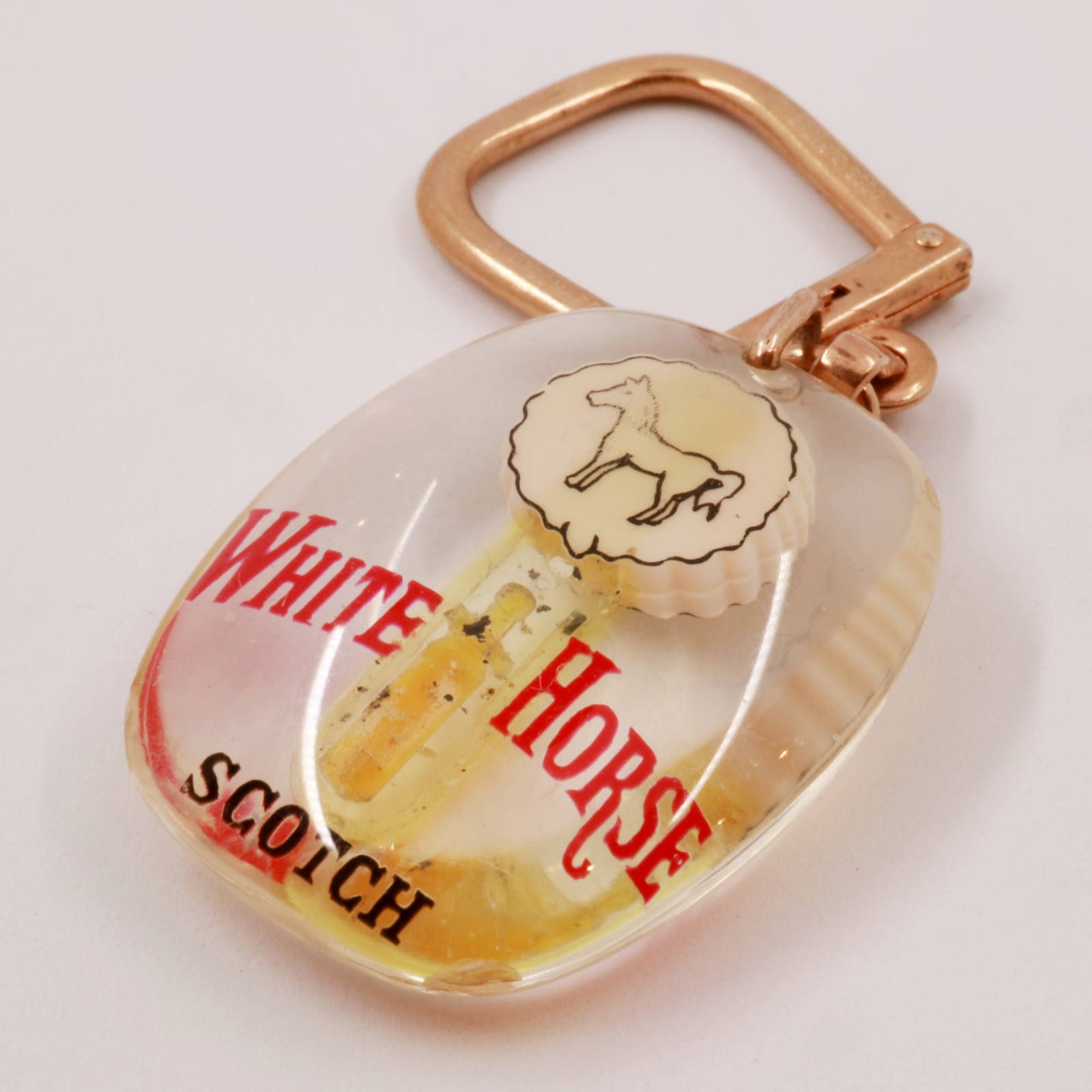 SCOTCH WHITE HORSE スコッチ ホワイトホース ブルボンキーホルダー