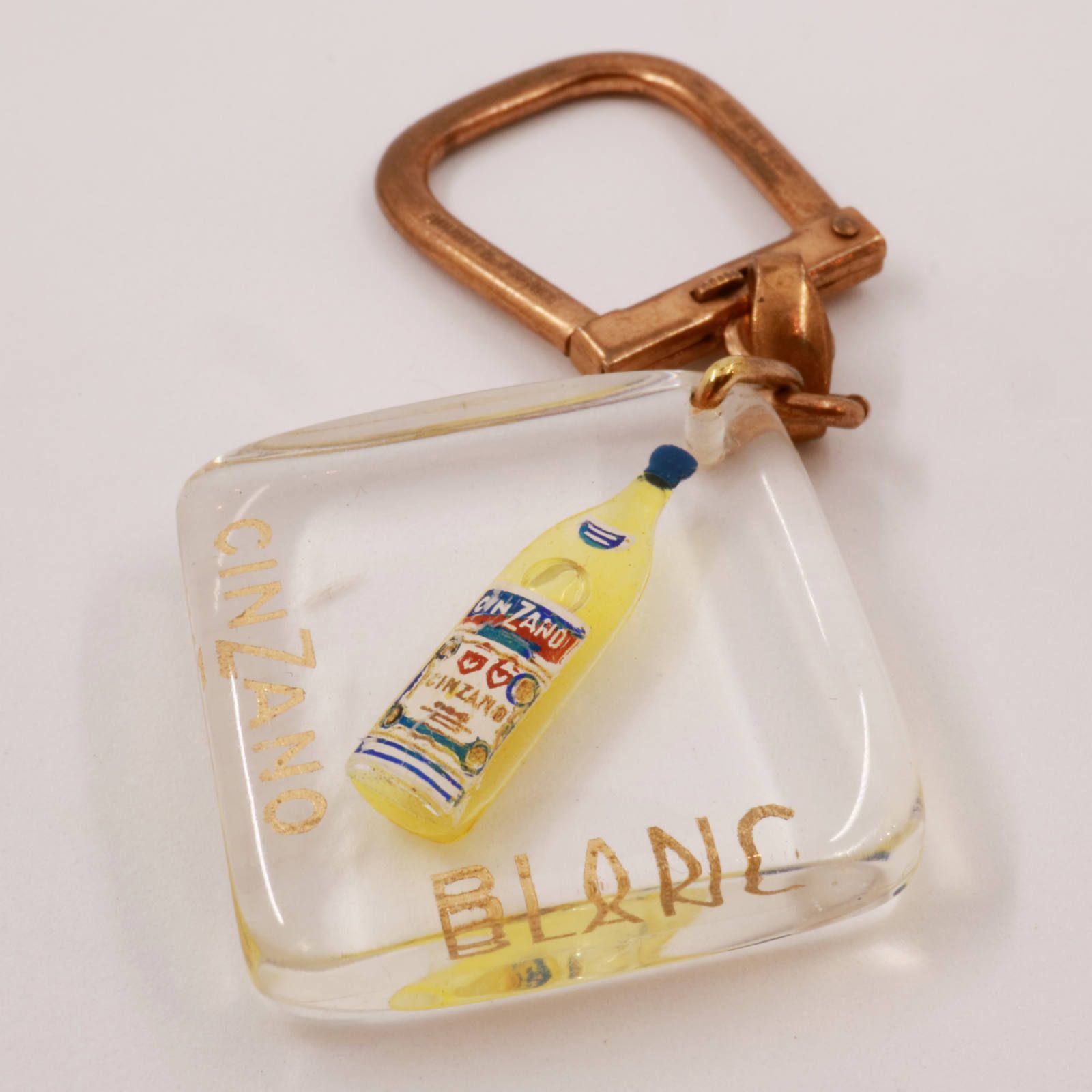 CINZANO BLANC チンザノ・ブランク ブルボンキーホルダー