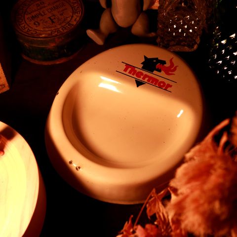 Thermor ホーロー 灰皿 フランス