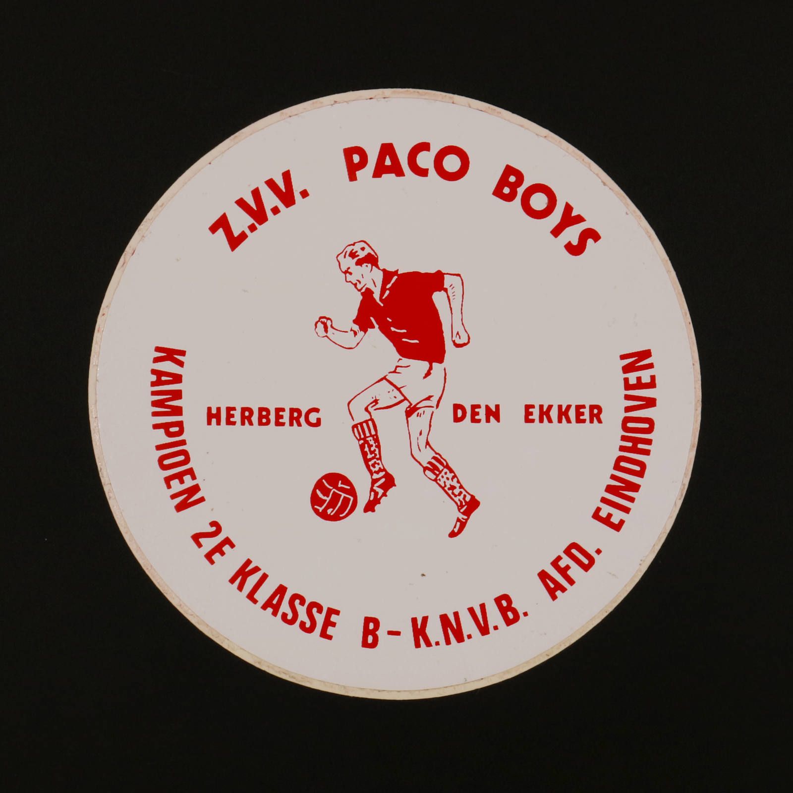Z.V.V. PACO BOYS ヴィンテージステッカー オランダ