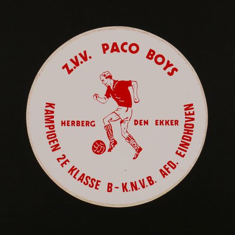 Z.V.V. PACO BOYS ヴィンテージステッカー オランダ