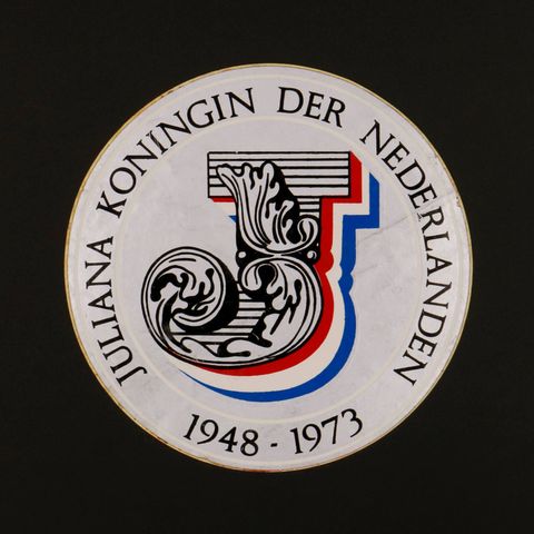 JULIANA KONINGIN DER NEDERLANDEN ヴィンテージステッカー オランダ