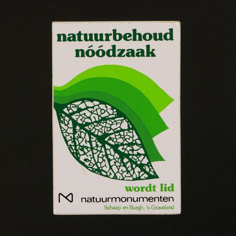natuurmonumenten ヴィンテージステッカー オランダ