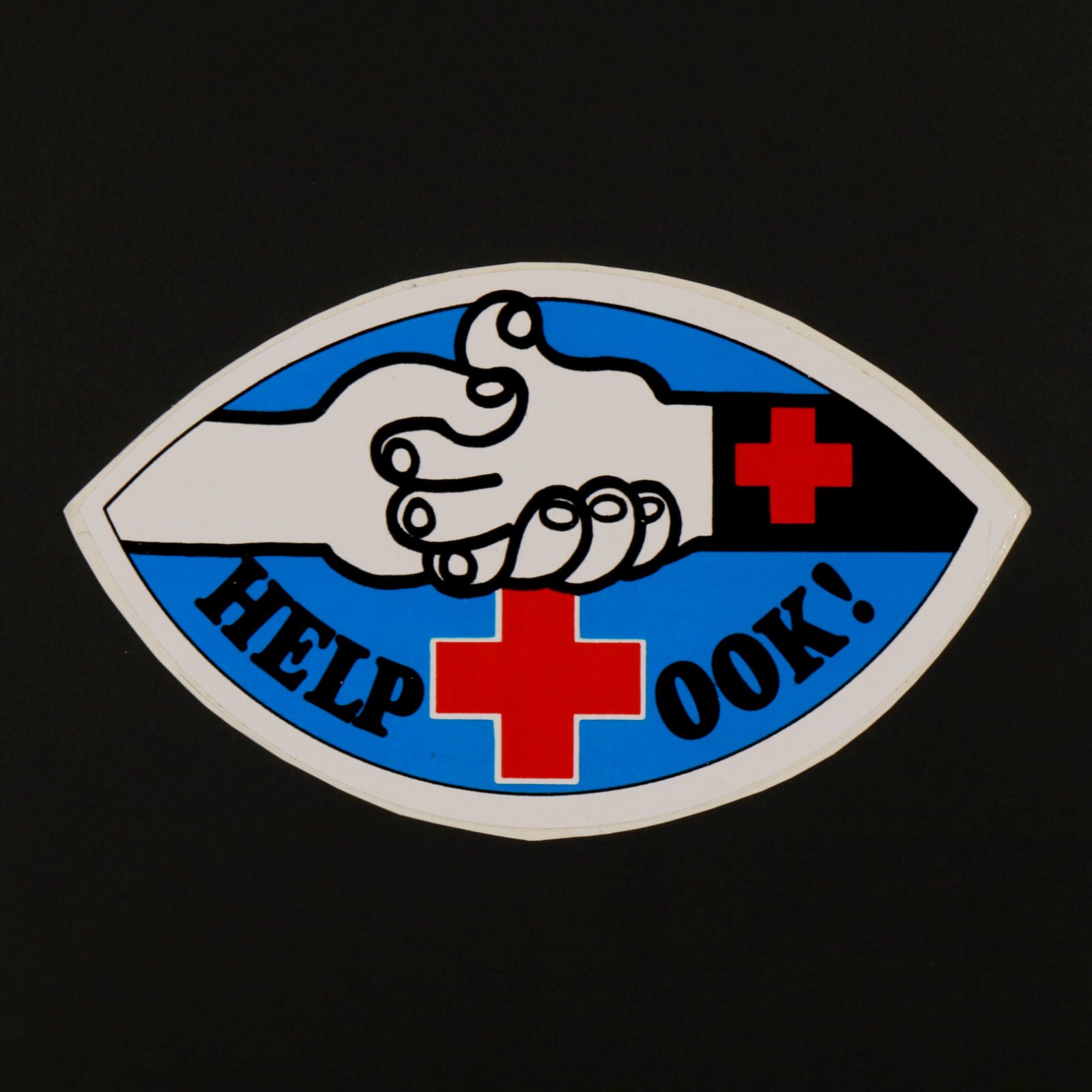 HELP OOK! ヴィンテージステッカー オランダ