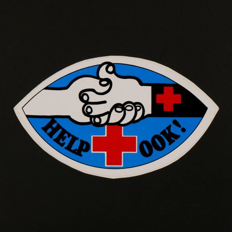 HELP OOK! ヴィンテージステッカー オランダ