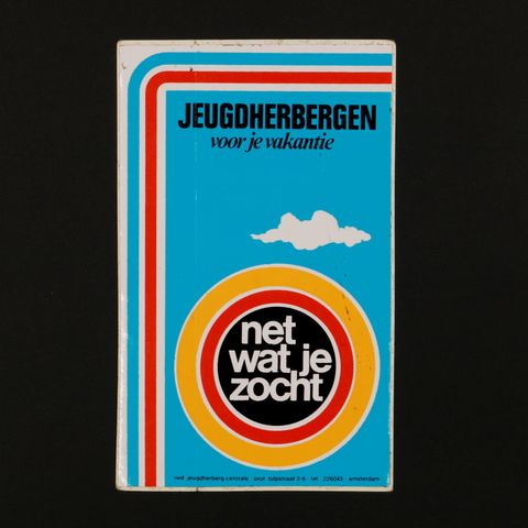 JEUGDHERBERGEN ヴィンテージステッカー オランダ