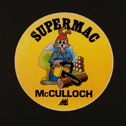 McCULLOCH ヴィンテージステッカー オランダ
