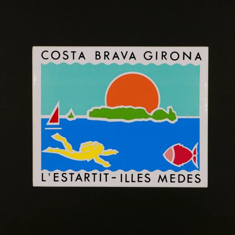 COSTA BRAVA GIRONA ヴィンテージステッカー オランダ