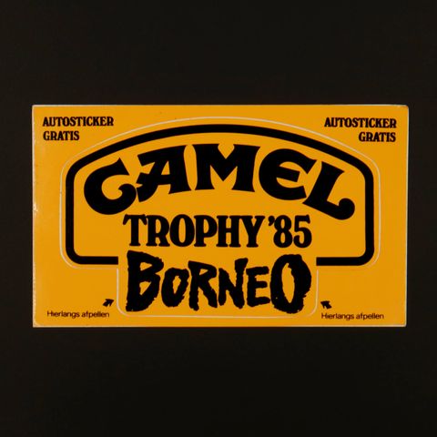 CAMEL TROPHY'85 ヴィンテージステッカー オランダ
