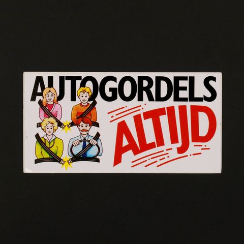 AUTOGORDELS ALTIJD ヴィンテージステッカー オランダ