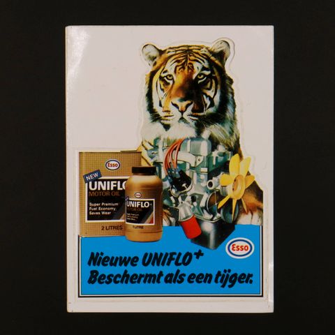 Esso UNIFLO+ ヴィンテージステッカー オランダ