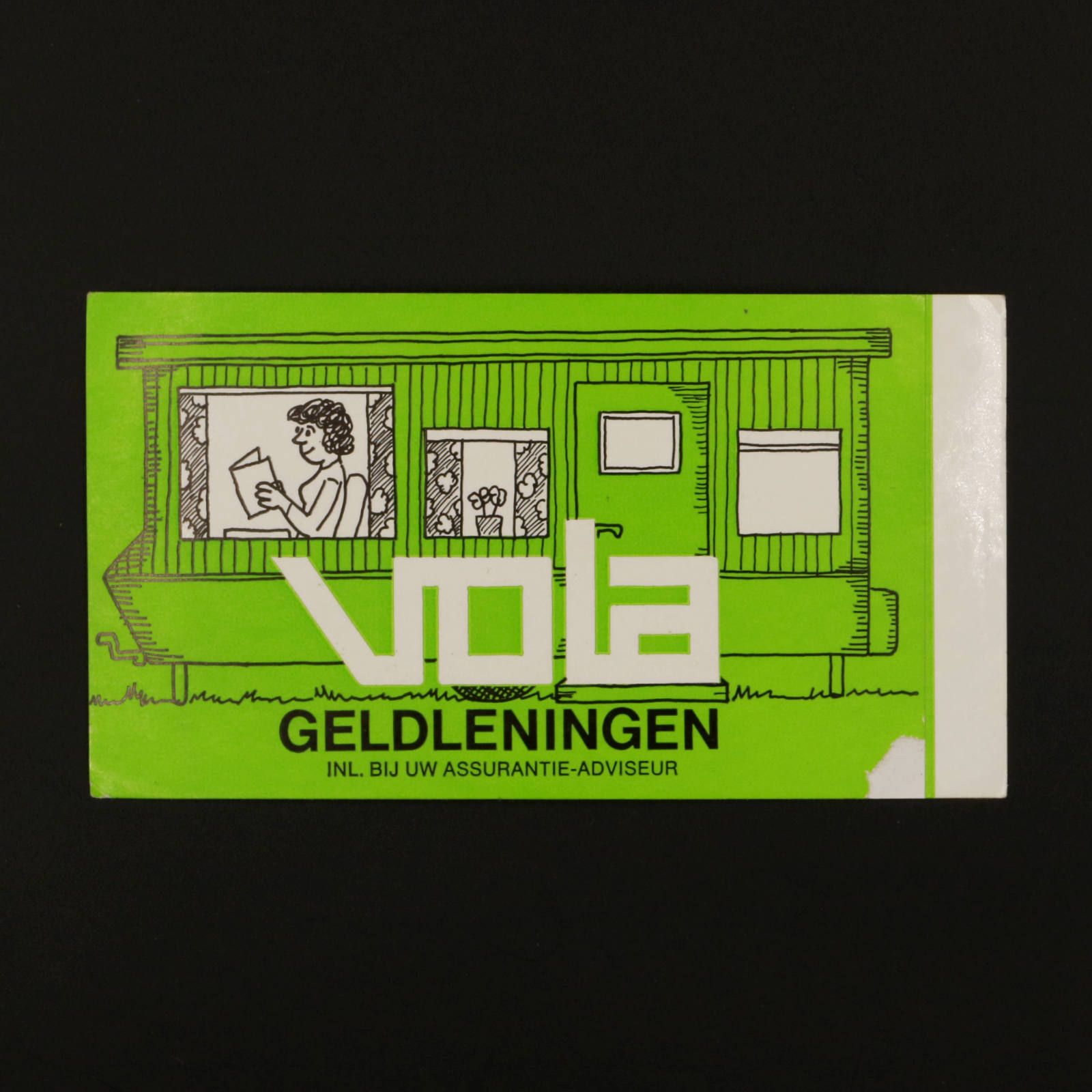 VOLA GELDLENINGEN ヴィンテージステッカー オランダ