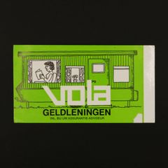 VOLA GELDLENINGEN ヴィンテージステッカー オランダ