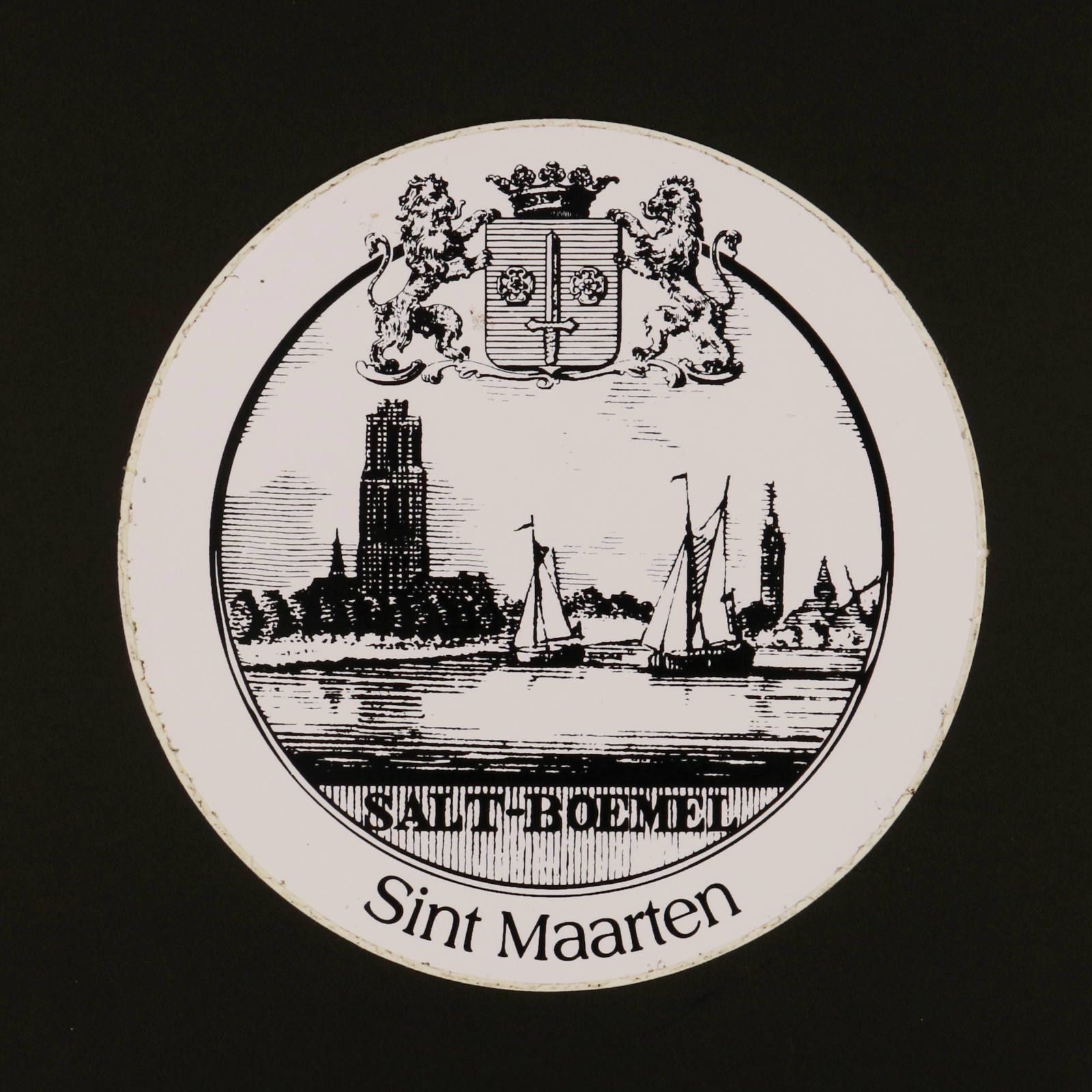 SALT BOEMEL SINT MAARTEN ヴィンテージステッカー オランダ