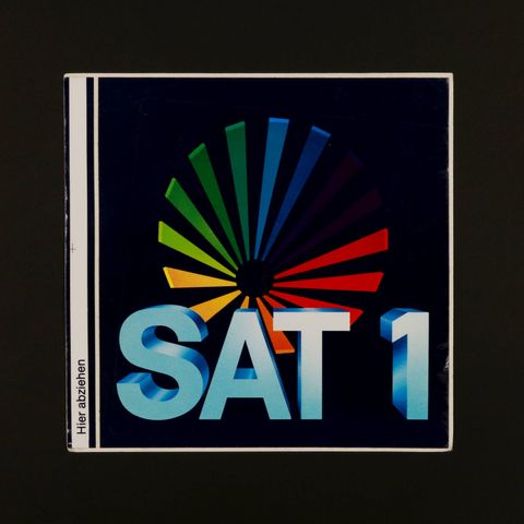 SAT 1 ヴィンテージステッカー オランダ