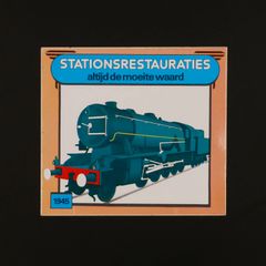 STATIONSRESTAURATIES ヴィンテージステッカー オランダ