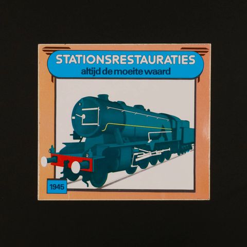 STATIONSRESTAURATIES ヴィンテージステッカー オランダ