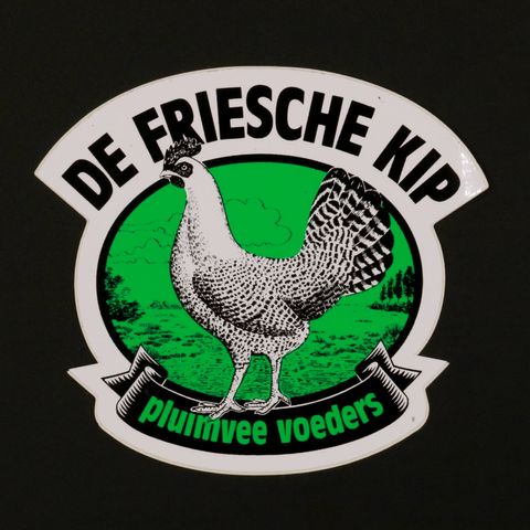 pluimvee voeders ヴィンテージステッカー オランダ
