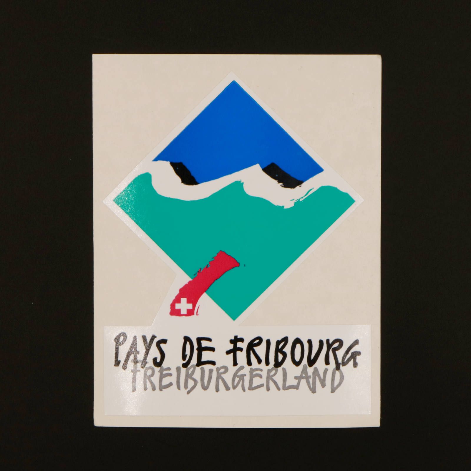 PAYS DE FRIBOURG FREIBURGERLAND ヴィンテージステッカー オランダ