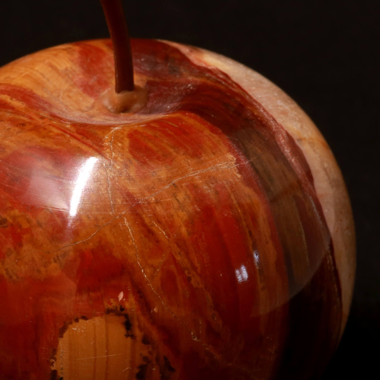 「Marble Apple Small」Brown